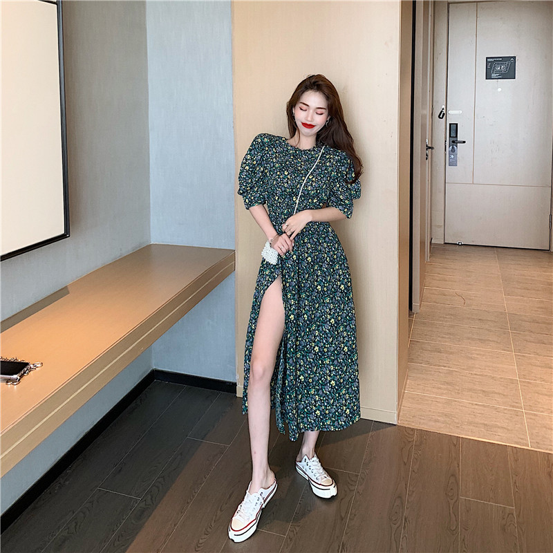 Đầm Hoa Xẻ Tà Quyến Rũ Cho Nữ 2 Màu Lựa Chọn | BigBuy360 - bigbuy360.vn