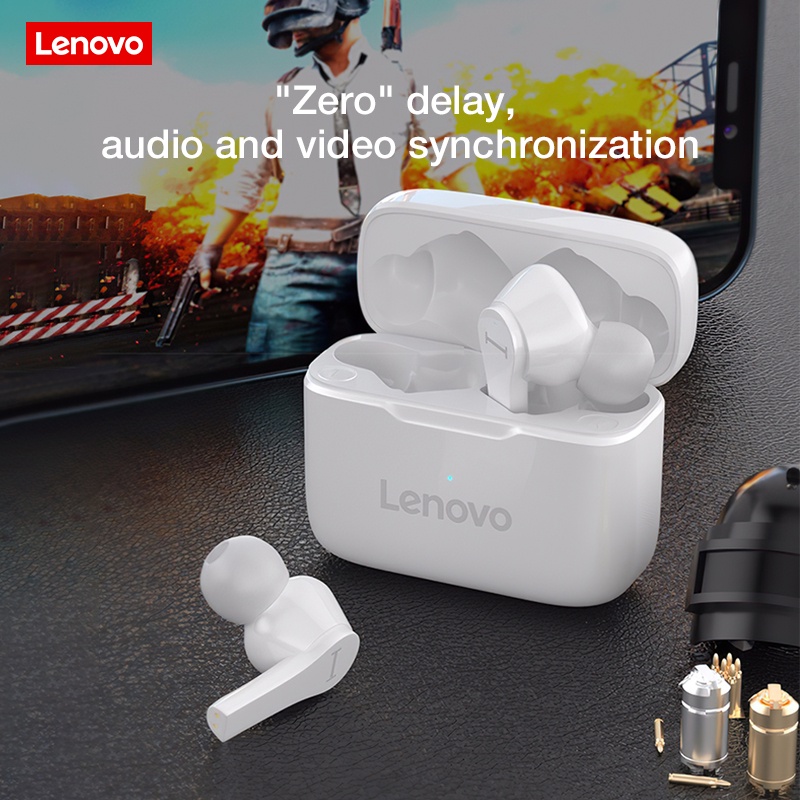 Tai nghe nhét tai không dây bluetooth Lenovo QT82 TWS 2022 giảm tiếng ồn thời trang