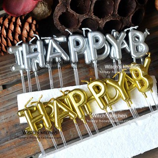 Nến nhũ trang trí HPBD.