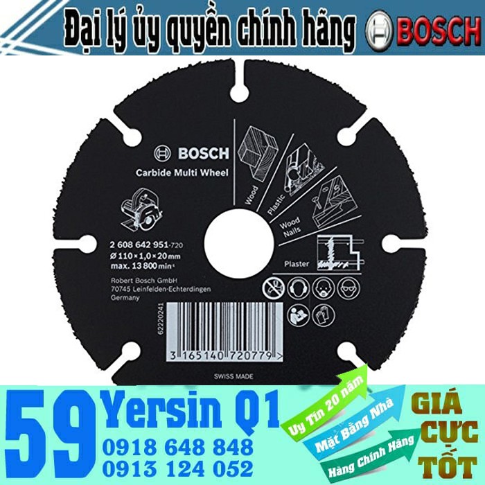 Đĩa cưa đa năng 110mm Bosch 2608643066