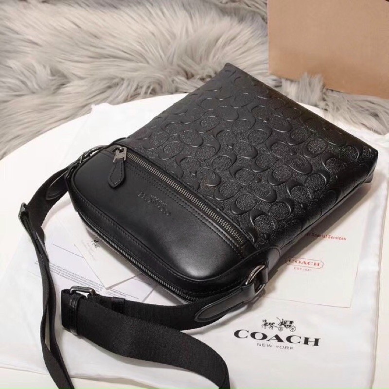 📛RẺ VÔ ĐỊCH📛TÚI C NAM DA THẬT PHỐI CANVAS