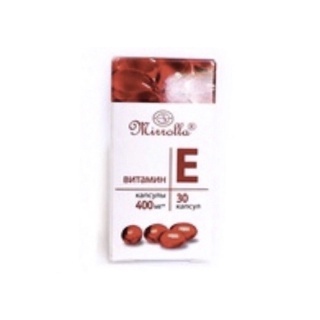 Viên uống Vitamin E đỏ Mirrolla Nga 400mg