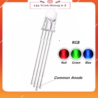 [Lập Trình Nhúng A-Z][G13] Combo 10 Chiếc Led RGB 4 Chân Siêu Sáng Phi 5mm