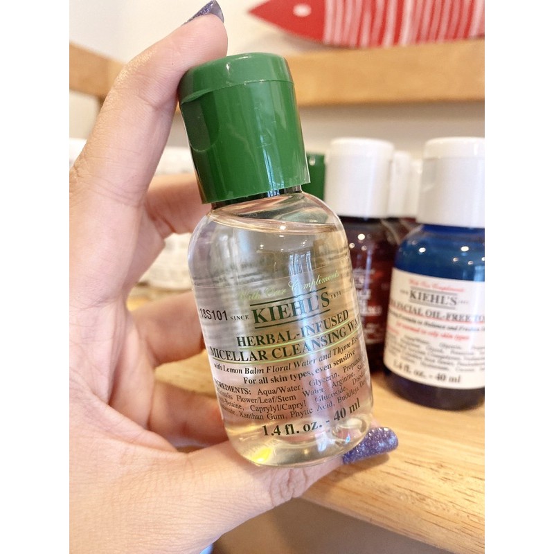 Kiehls Nước Tẩy Trang Micellar Thành Phần Thảo Dược Herbal-Infused Micellar Cleansing Water