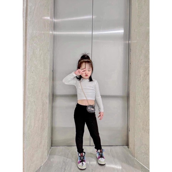 Set áo dài tay và quần legging cho bé gái