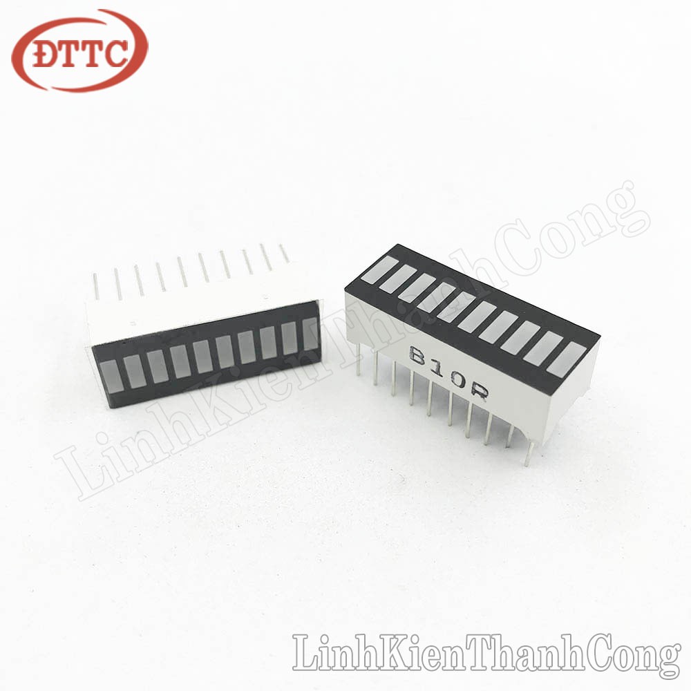 Led 10 thanh - led báo dung lượng pin màu đỏ 20 chân