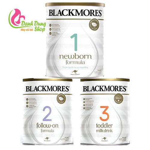 Sữa BLACKMORES 900gr đủ 3 số 1,2,3 ÚC