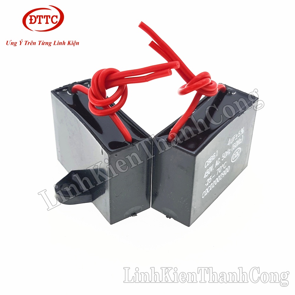 Tụ quạt CBB 4uF 450VAC