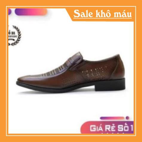 [Sale 3/3] (Hàng Cao Cấp) Giày Âu Lười Loafer Classic Chất Da Thật Sale 11