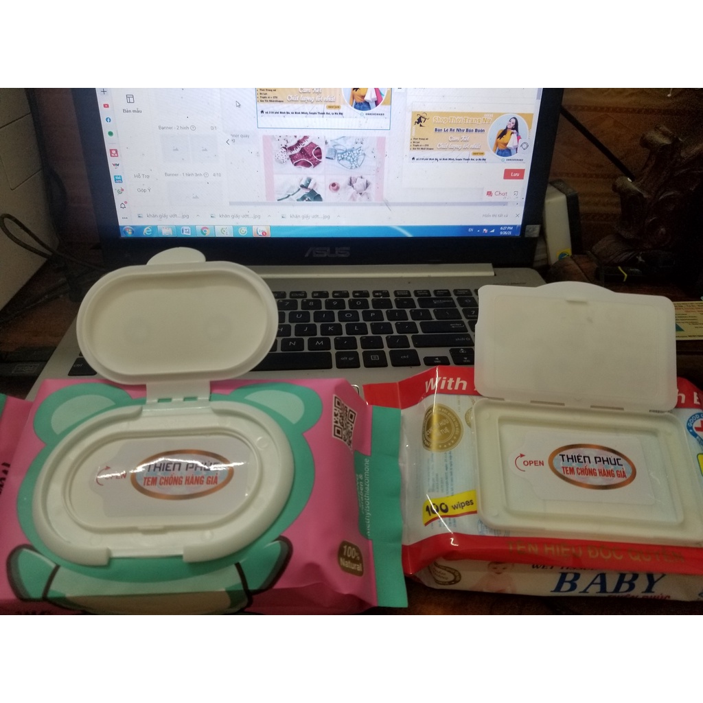 Khăn ướt Baby hình gấu đang yêu thiên phúc  SHOWROM ĐĂNG KHUYÊN