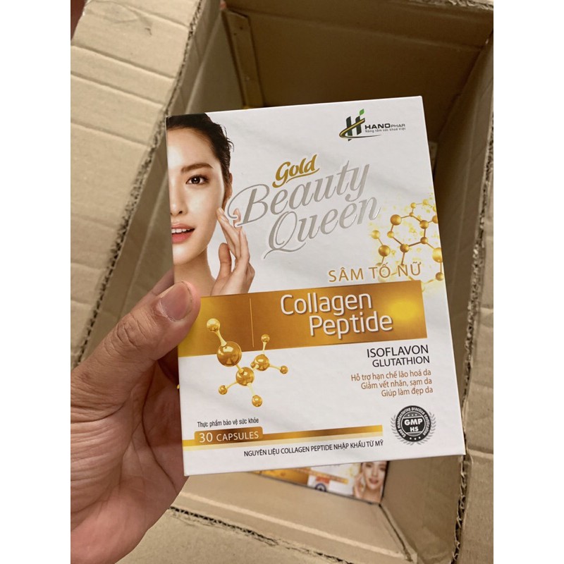 VIÊN UỐNG NỘI TIẾT | TĂNG VÒNG 1 | ĐẸP DA | COLAGEN GOLD BEAUTY QUEEN