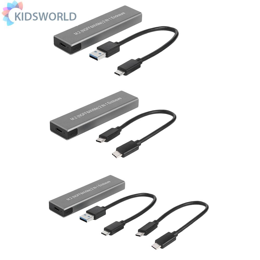 Vỏ Ổ Cứng Ngoài Ssd M.2 Nvme Pcie Sata M / B Usb Type C Ốp
