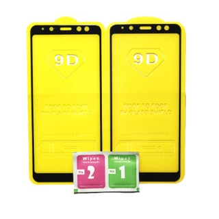 Cường lực full màn 9D Samsung A8 2018, tặng kèm khăn lau màn hình