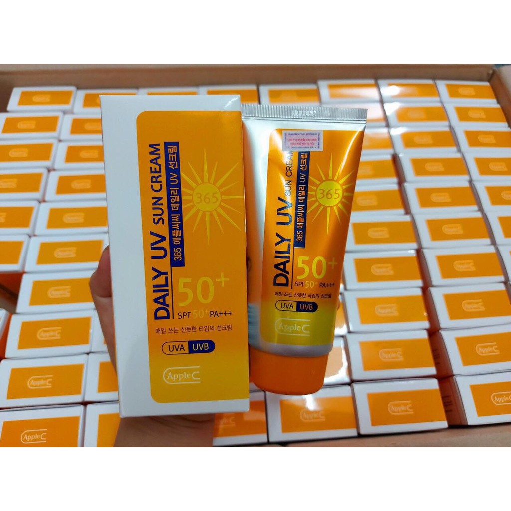 Kem chống nắng Applebee Daily UV Sun Cream SPF50+ PA+++