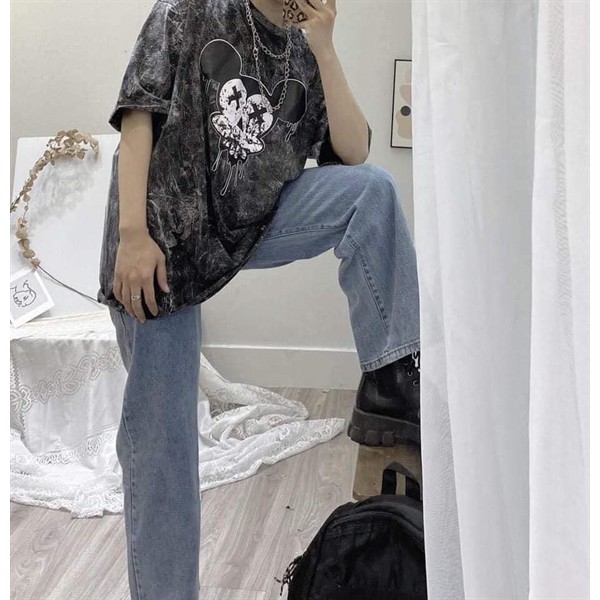 Áo phông loang hình unisex