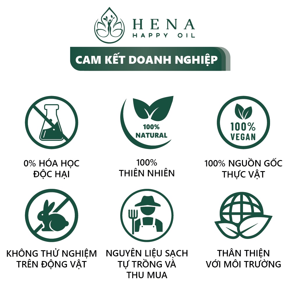 Gel rửa tay khô Kháng Khuẩn cao cấp Hena - Dưỡng ẩm, hương thơm tự nhiên từ tinh dầu - 30ml | BigBuy360 - bigbuy360.vn