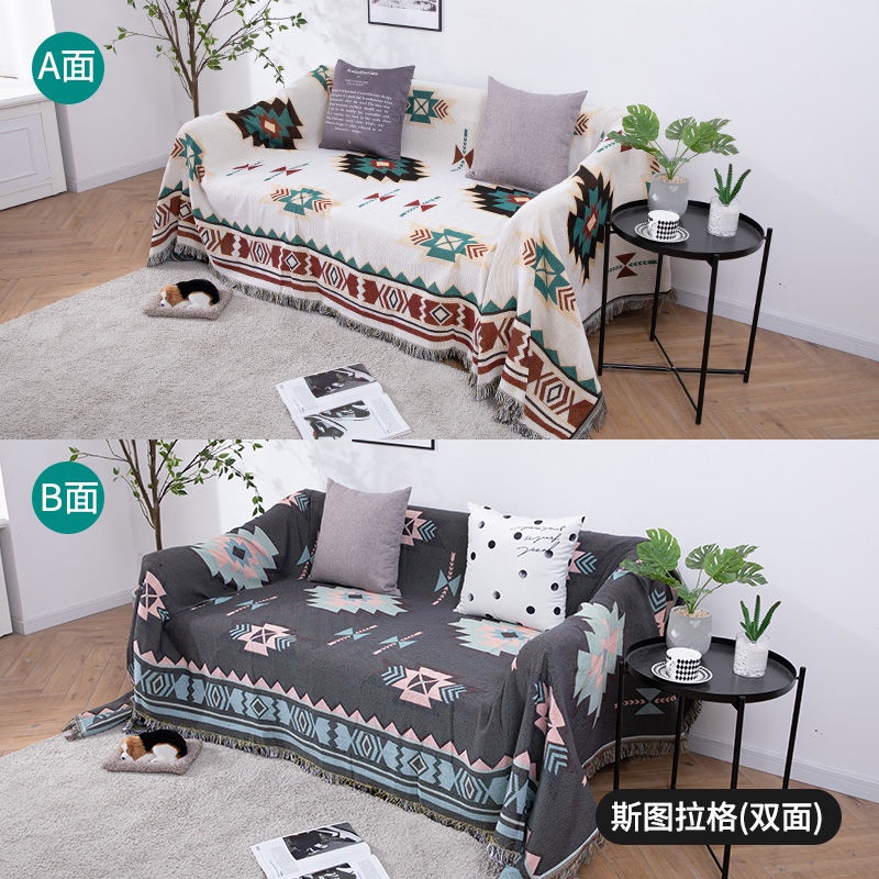 Vỏ bọc ghế sofa hai mặt chất liệu dày dặn phong cách châu âu