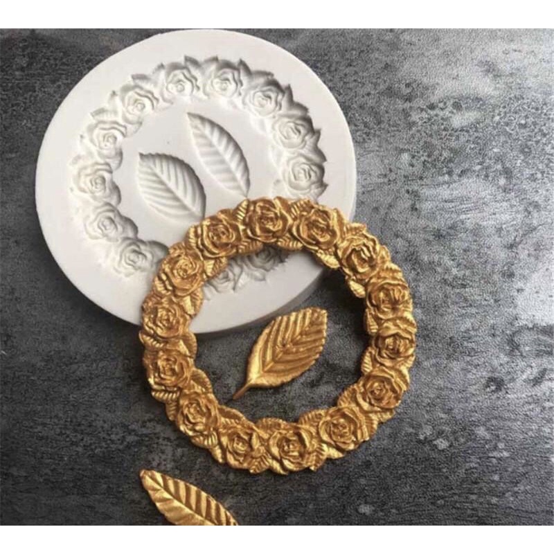 Khuôn silicon hình hoa lá