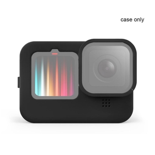 Gopro Hero 9" Camera Protective Case With Tempered Glass