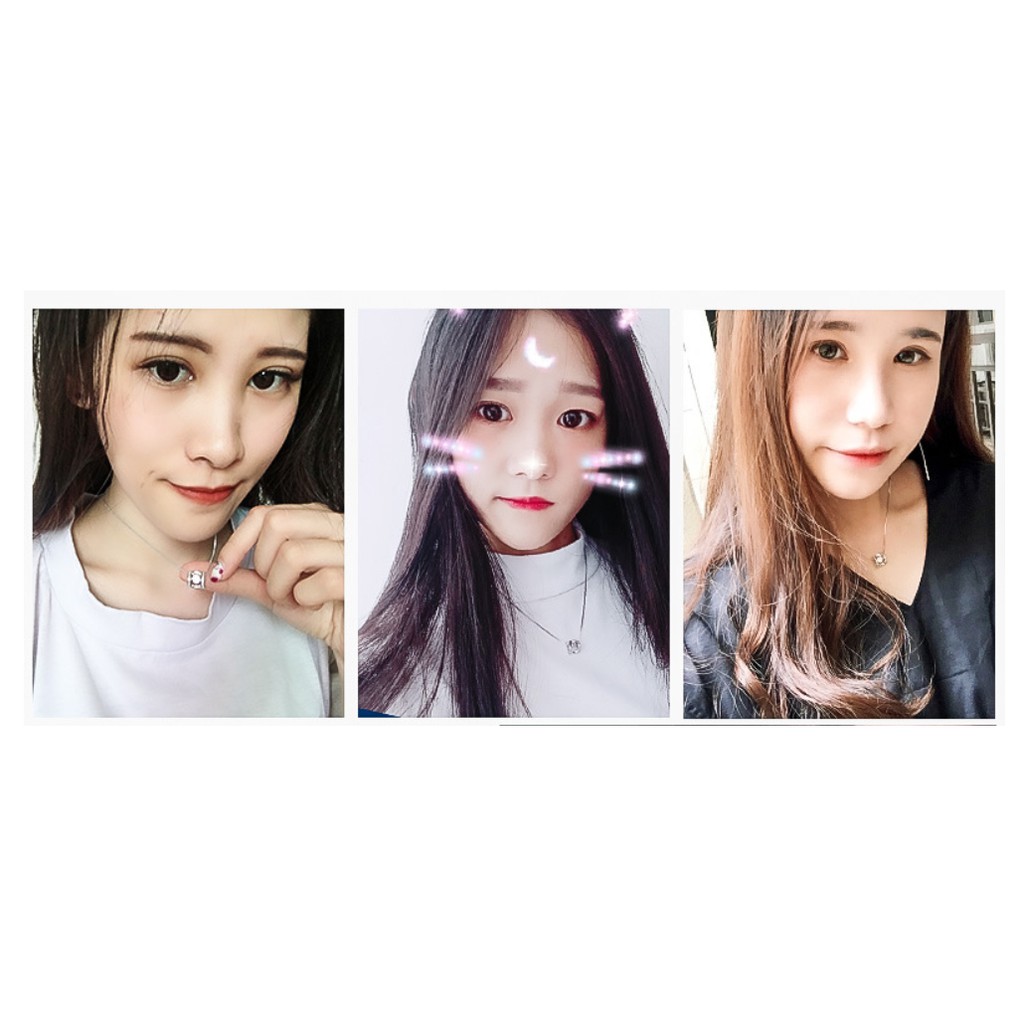 Mặt dây chuyền hợp kim đính kim cương giả Hàn Quốc THƯƠNG HIỆU TD JELWERY, hộp riêng làm quà tặng sang trọng
