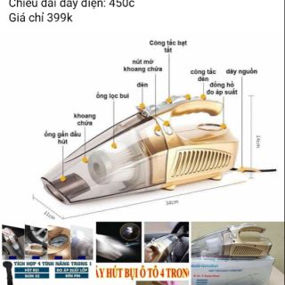 Máy hút bụi cầm tay oto 4in1