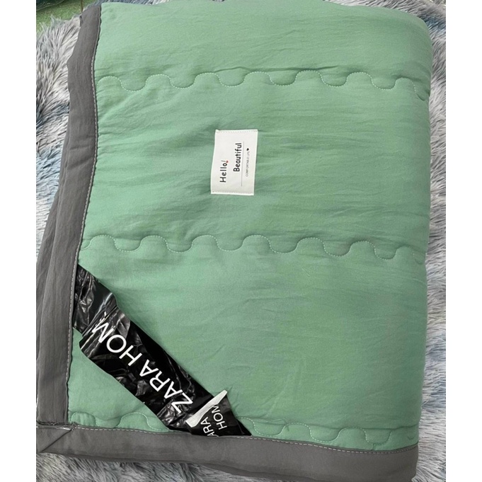 Chăn hè đũi Zara Home siêu mềm thoáng khí, chất đũi cotton mềm mịn thoáng khí 1,5kg kèm túi
