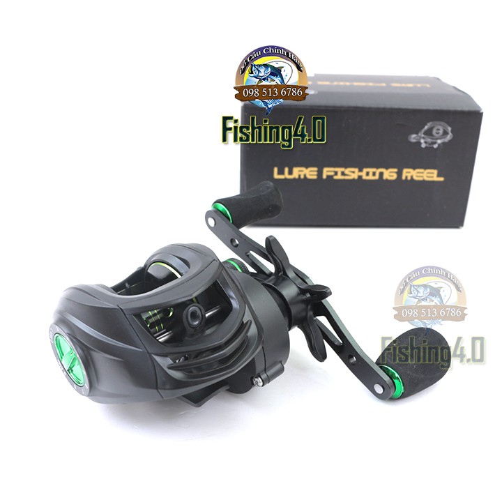 Máy ngang giá rẻ - Lure Fishing Reel - Chất lượng tốt - 2020 - Xanh Lá