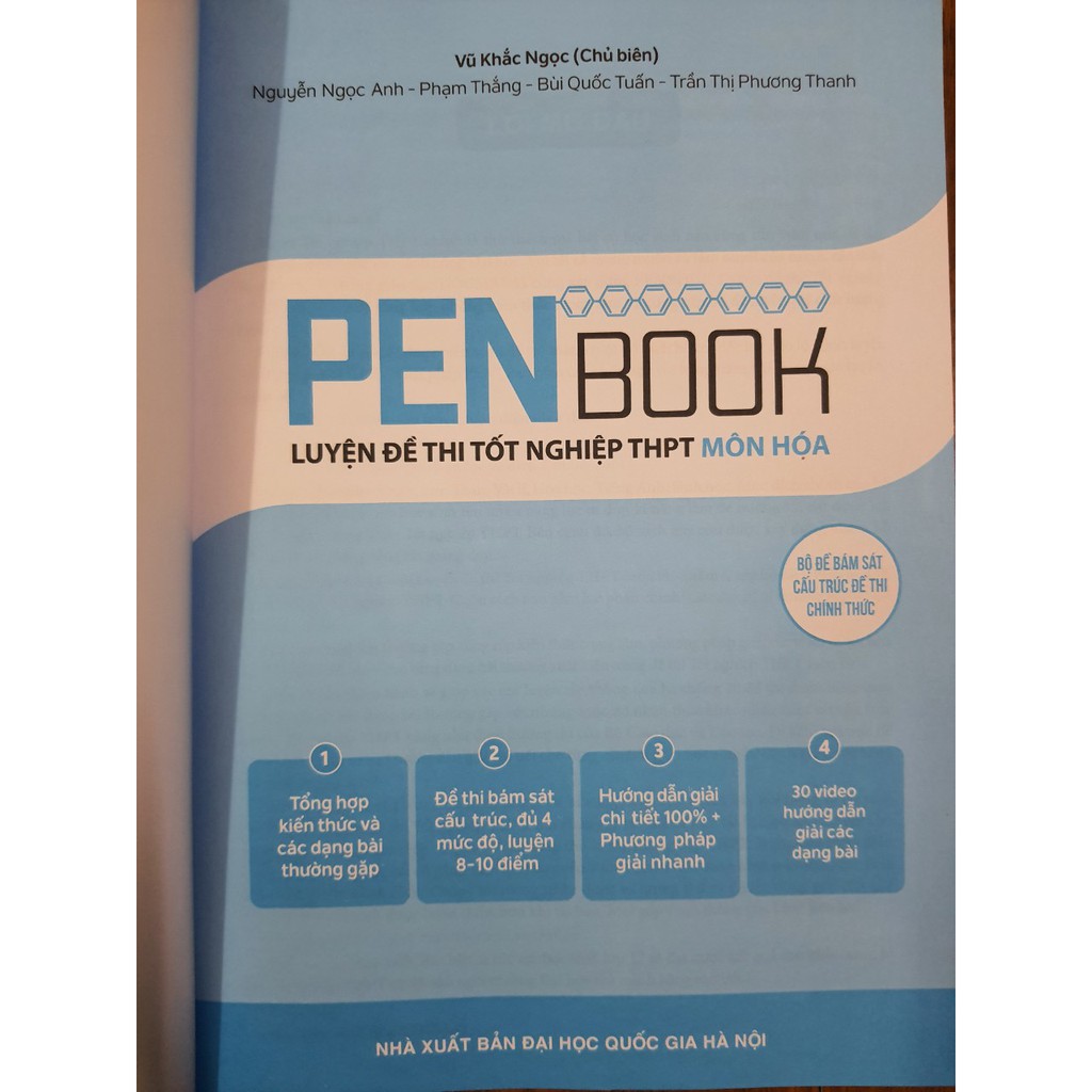 Sách - PenBook Luyện đề thi THPT quốc gia môn Hoá