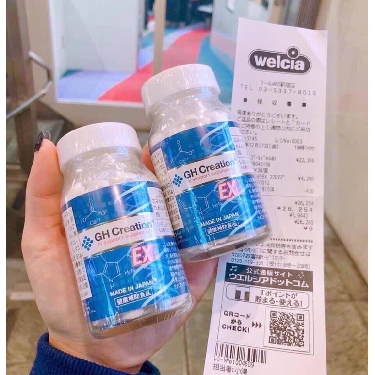 Tăng chiều cao GH Creation của Nhật Bản 270 viên