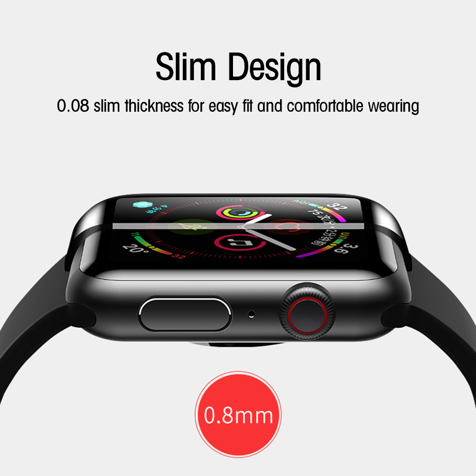 Miếng Dán Bảo Vệ Màn Hình Đồng Hồ Apple Watch 6 Se 5 4 3 2 1 42mm 38mm Iwatch 44mm 40mm