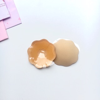 Miếng dán ngực silicon bọc vải - 2 miếng