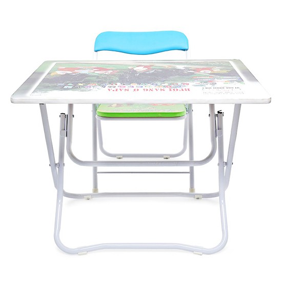 Bộ bàn ghế trẻ em xếp gọn phù hợp bé 3 - 10 tuổi 47wood | BigBuy360 - bigbuy360.vn