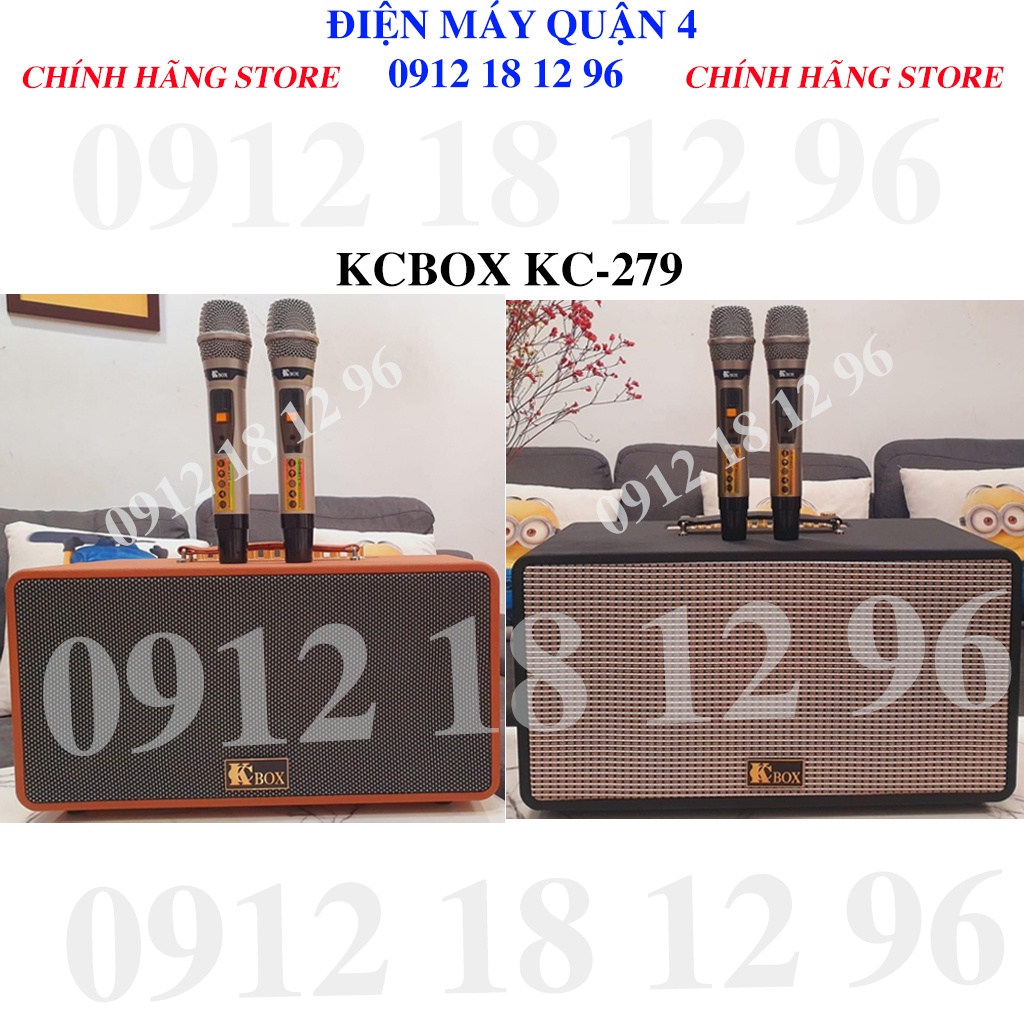 Mã 88ELSALE1 giảm 5% đơn 3TR Kcbox KC 279 Loa Karaoke Xách Tay Di Động thumbnail