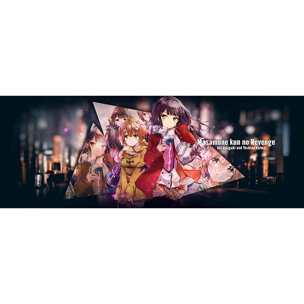 Poster A4 dán tường Anime, decal 21x30 trang trí có keo Masamune-kun's Revenge Wallpapers (1), nhận in theo yêu cầu
