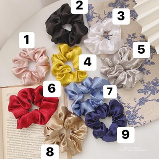 Dây buộc tóc scrunchie nhiều màu