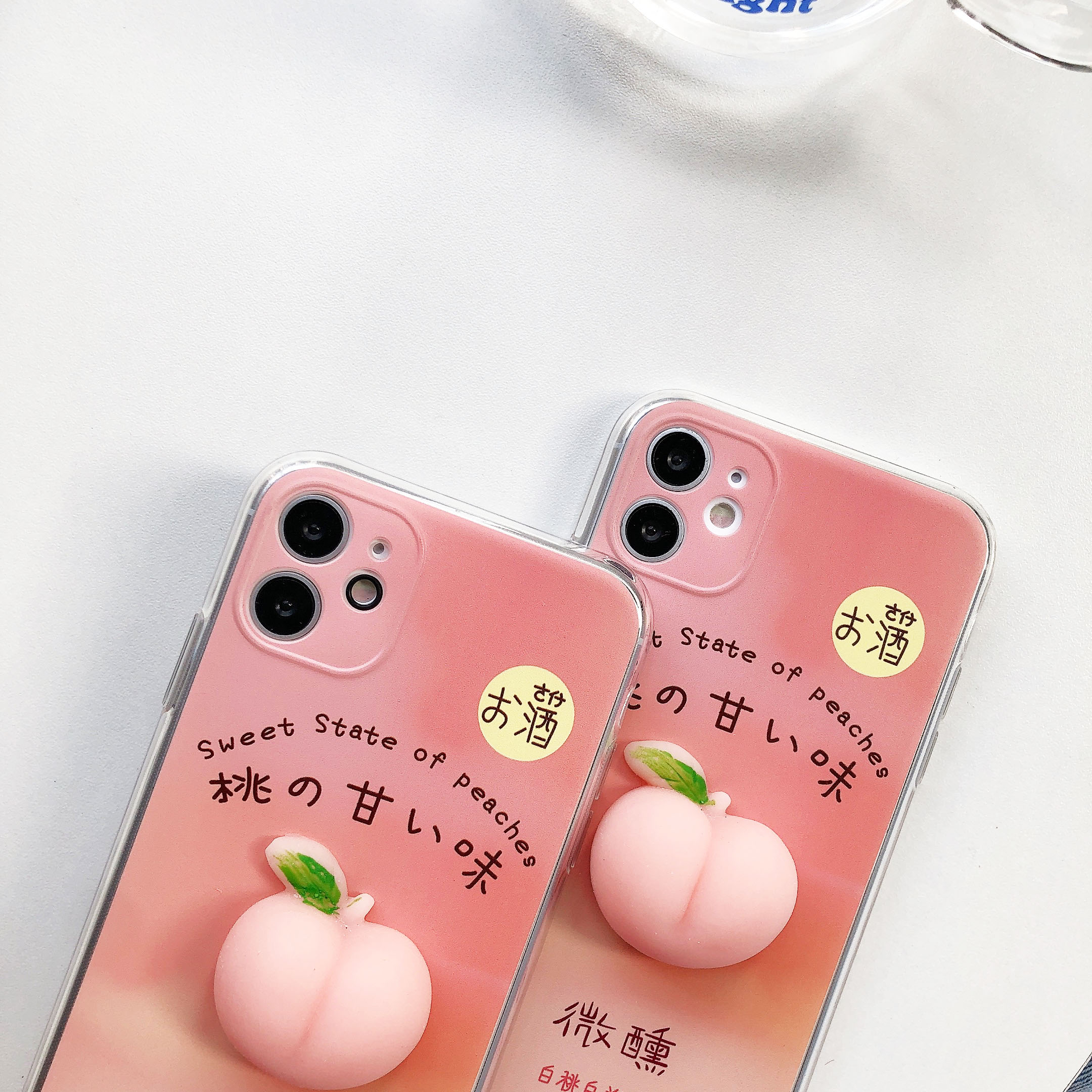 Ốp điện thoại mềm mạ màu hồng đào hoạt hình 3D cho OPPO F11 F9 Pro F5 R15X R19 R9 R17 R11 R11s R9s+ K1 K3 K5