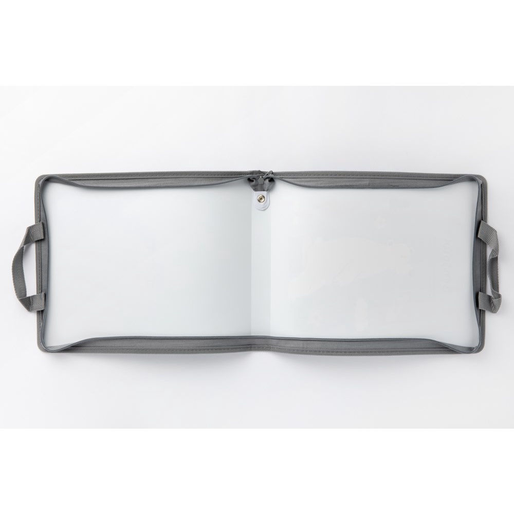 Túi Đựng Tài Liệu ARTBOX Hàn Quốc Khóa Kéo In Hình Gấu Có Tay Cầm Tiện Lợi