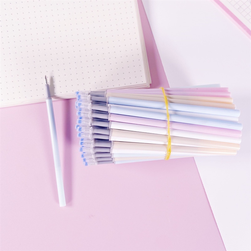 10 Ruột Bút Bi Mực Đen Cỡ Lớn 0.5mm
