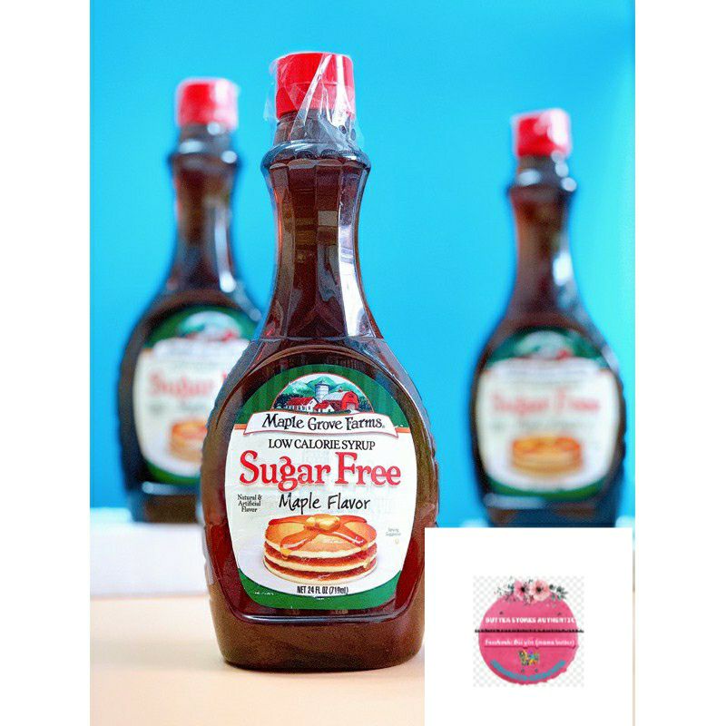 Siro không đường] Syrup lá phong không đường Maple grove farms ( eat clean , keto ,gymer, ăn kiêng )