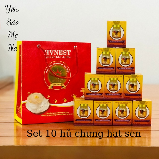 Hộp Quà 3-6-10 Tổ Yến Sào Khánh Hòa, Yến Sào Cao Cấp Kèm Túi Giấy