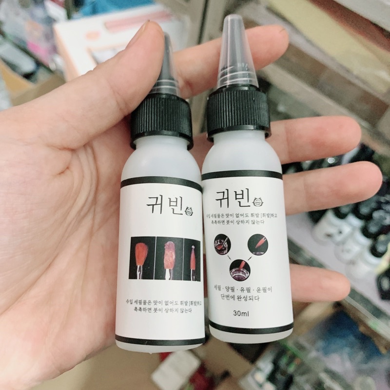 Nước rửa cọ, nước rửa bút hàn quốc