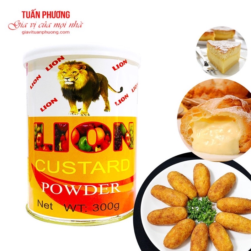 Bột sư tử, Bột trứng sữa Lion custard powder 300g