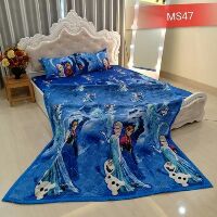 Set chăn ga gối trần bông poly 4 mónl
