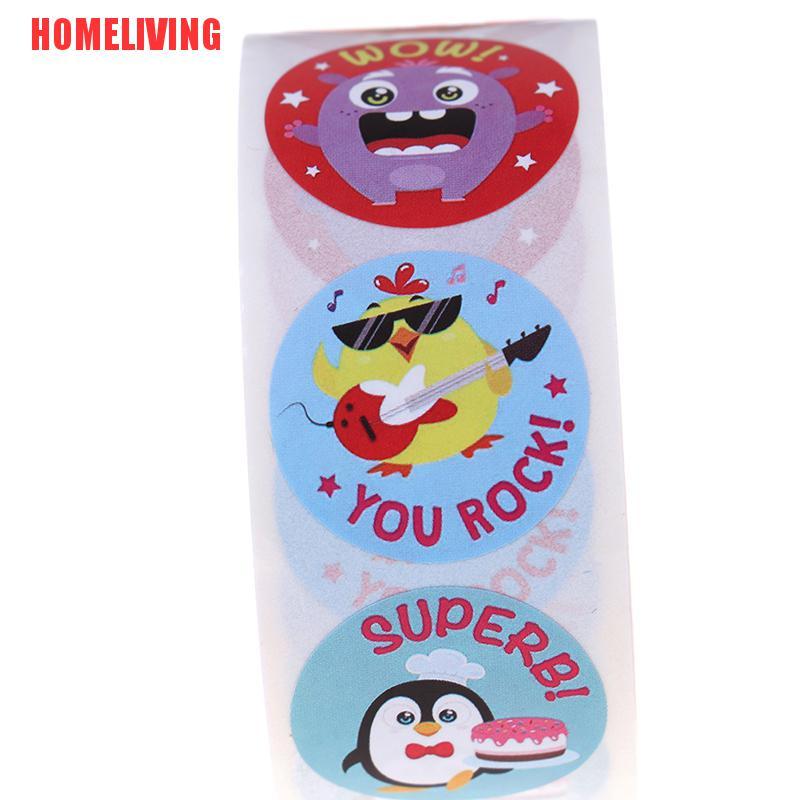 Cuộn 500 Miếng Dán Khen Thưởng Cho Học Sinh