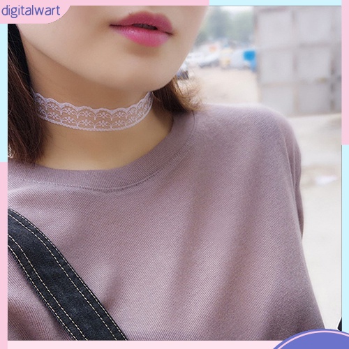 Vòng Cổ Choker Ren Phong Cách Cổ Điển Thanh Lịch Dành Cho Nữ