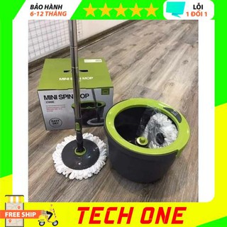 Cây Lau Nhà Xoay Tay Mini Spin Mop Lock and Lock - techone