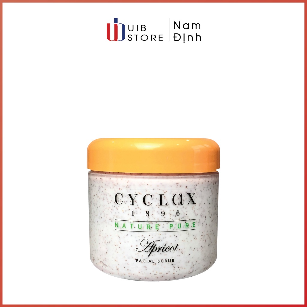 Tẩy tế bào ch ết cho da mặt chiết xuất mơ tươi - Apricot facial scrub CYCLAX 300ml