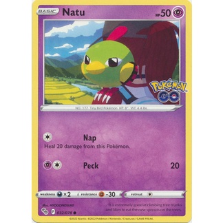 Thẻ Bài Pokemon Natu - 032/078 - Common