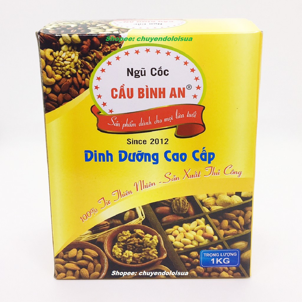 [NHẬP MÃ CHUYT GIẢM 30K] BỘT NGŨ CỐC LỢI SỮA DINH DƯỠNG CAO CẤP CẦU BÌNH AN 1KG