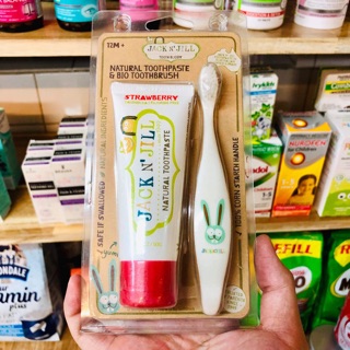 BỘ BÀN CHẢI KEM ĐÁNH RĂNG CHO BÉ JACK N JILL